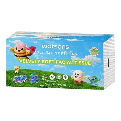 WATSONS COLLECTION X Flower Softpack Tissue 250'S image