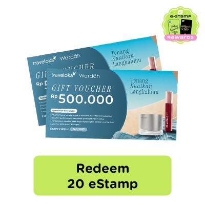 WARDAH - Voucher Traveloka 500K Estamp