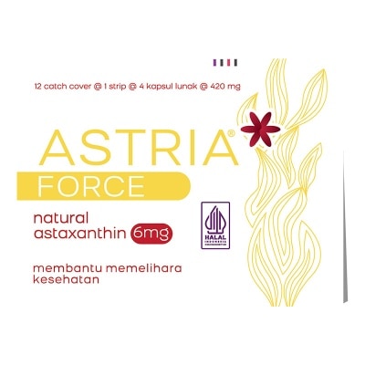 ASTRIA - Force Astaxanthin 6mg Catch Cover 4'S