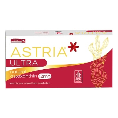 ASTRIA - Ultra Astaxanthin 12mg 12'S