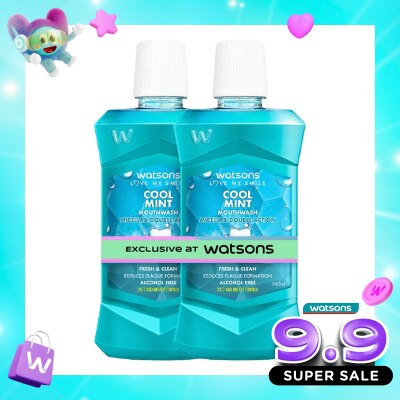 WATSONS COLLECTION - Cool Mint Mouth Wash 500ml X 2 image