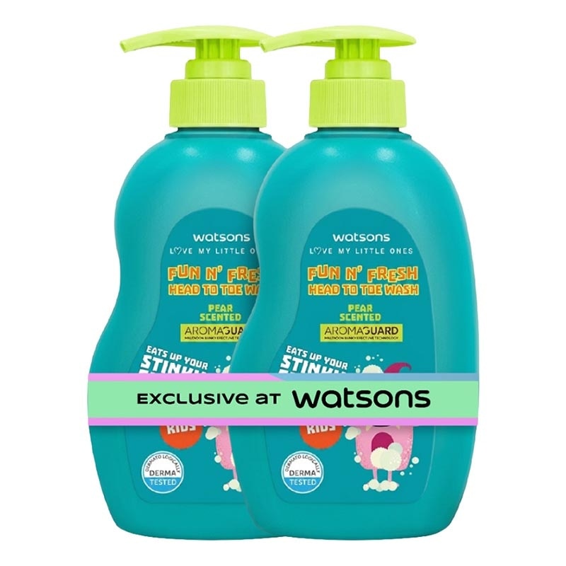Fun N' Fresh Head To Toe Wash Pear Scented 500ml X 2