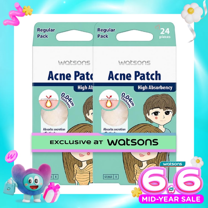 Watsons Acne Patch Regular 24'S X 2