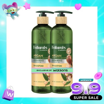 NATURALS BY WATSONS - Naturals by Watsons Argan Repairing Shampoo 490ml X 2 image