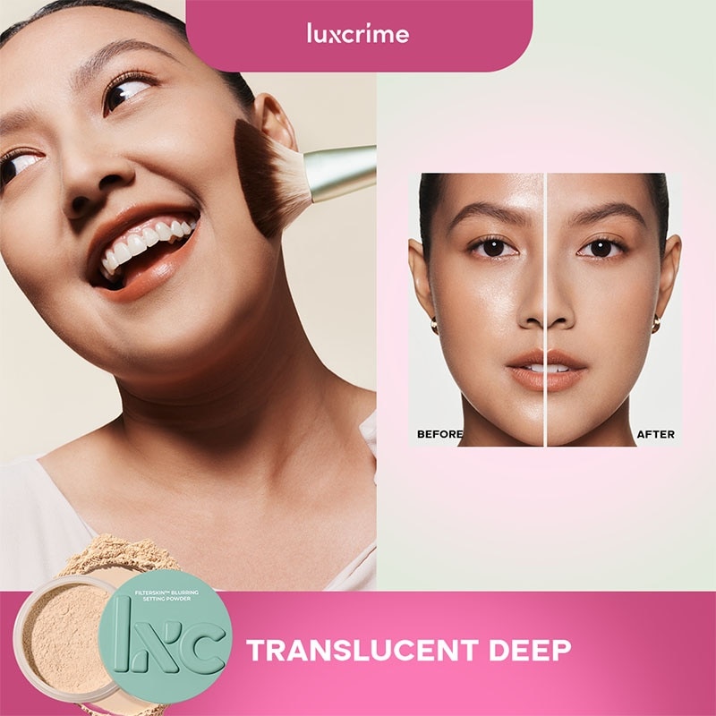 FilterSkin Blurring Setting Powder Translucent Deep 10g