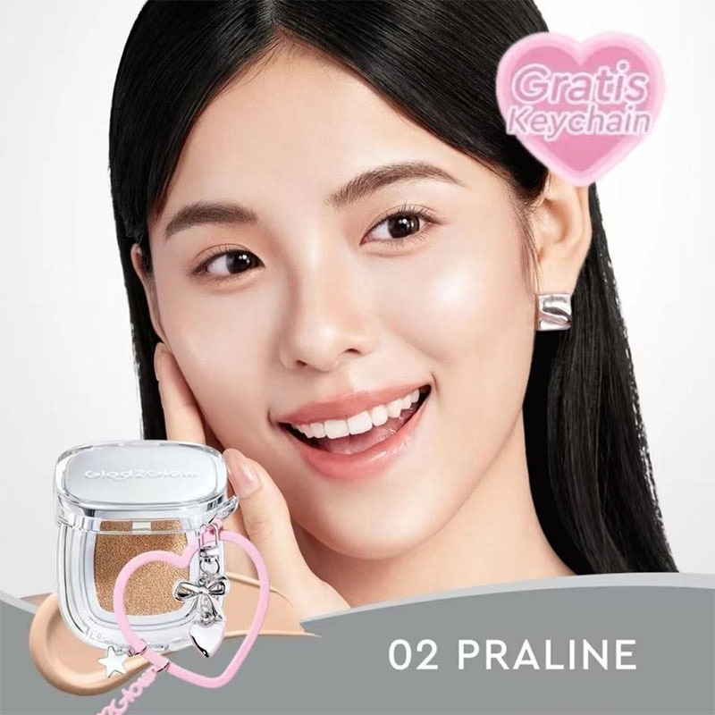 Perfect Cover Glow Cushion 02 Praline Playful Set 11g