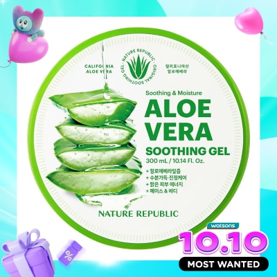 NATURE REPUBLIC Soothing & Moisture Aloe Vera Soothing Gel 300ml image