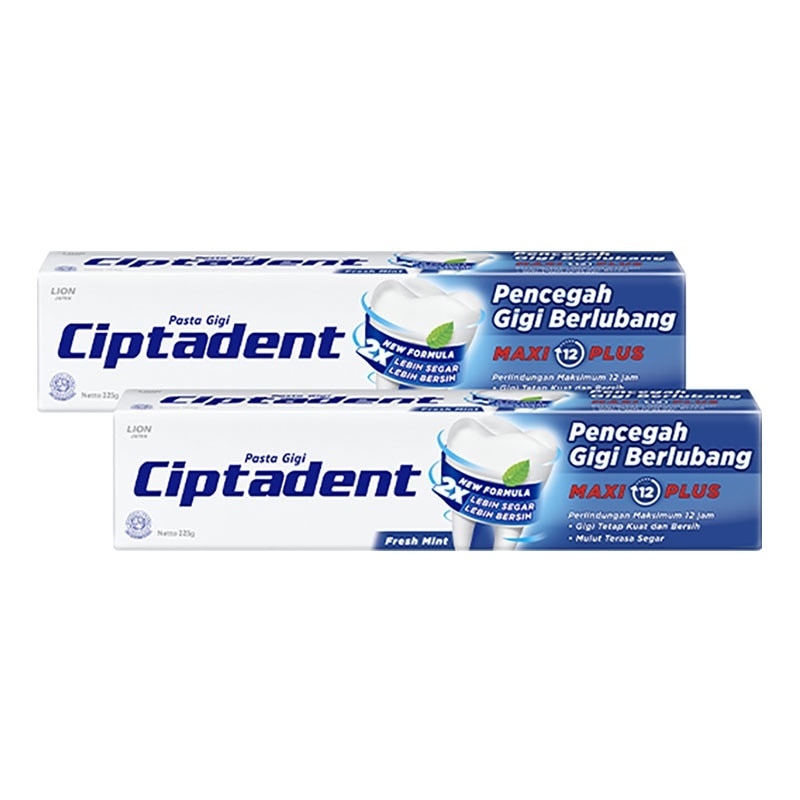 Twin Pack Pasta Gigi Maxi 12 Fresh Mint 225g