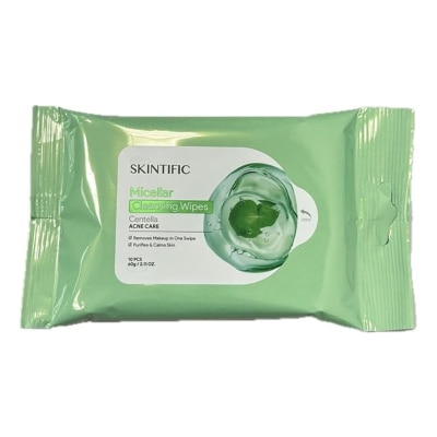 SKINTIFIC - Centella Acne Care Micellar Cleansing Wipes