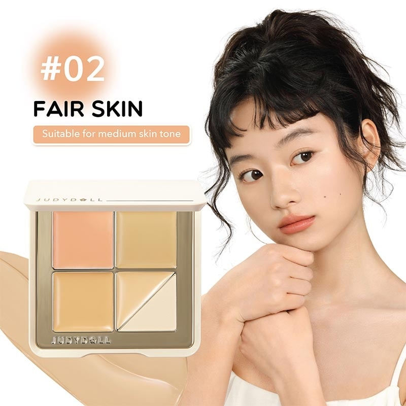 Traceless Cloud Touch Concealer Palette 02 Fair 6g