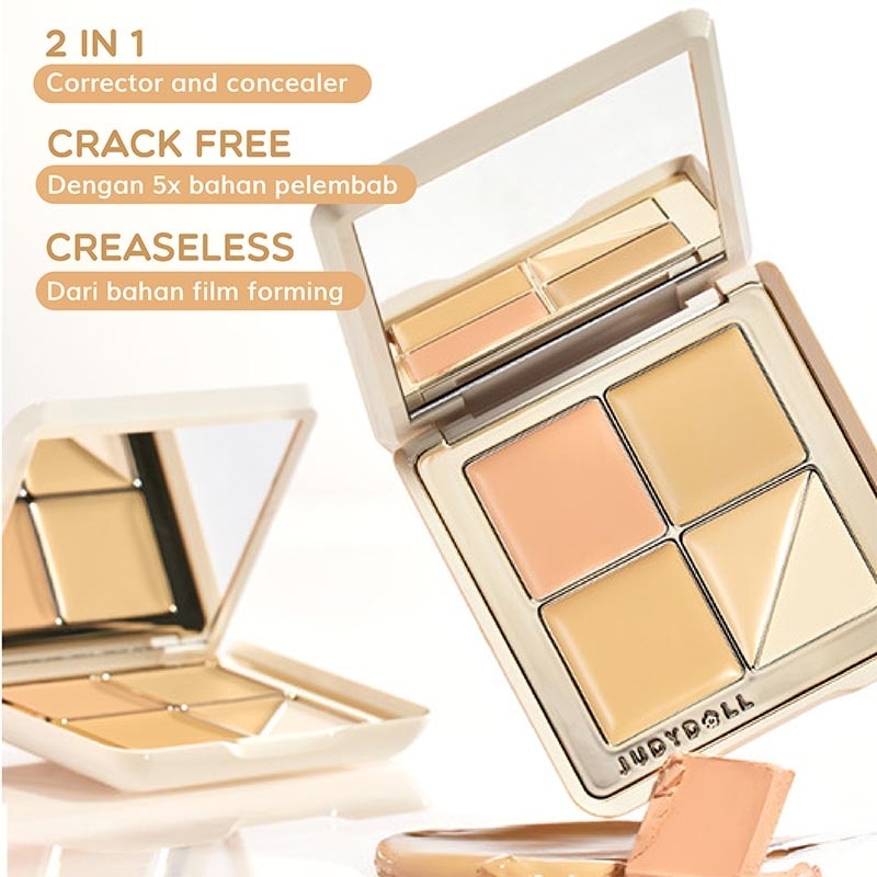 Traceless Cloud Touch Concealer Palette 02 Fair 6g