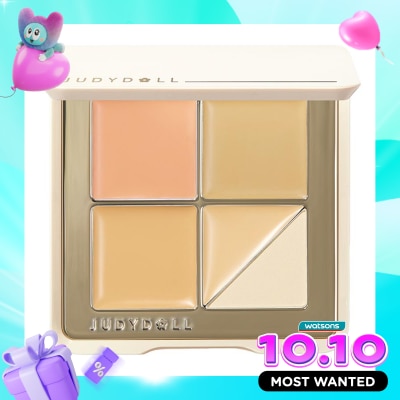 JUDYDOLL Traceless Cloud Touch Concealer Palette 02 Fair 6g image