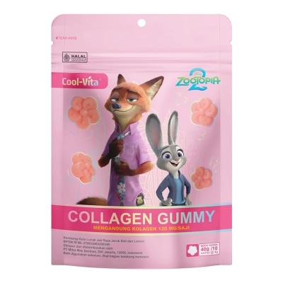 COOLVITA Collagen Gummy Zootopia Pouch 10'S image