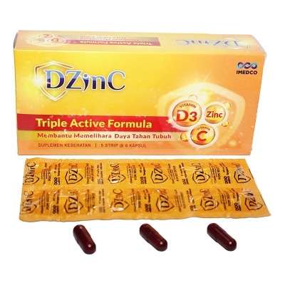 IMEDCO - Dzinc Kapsul 30'S