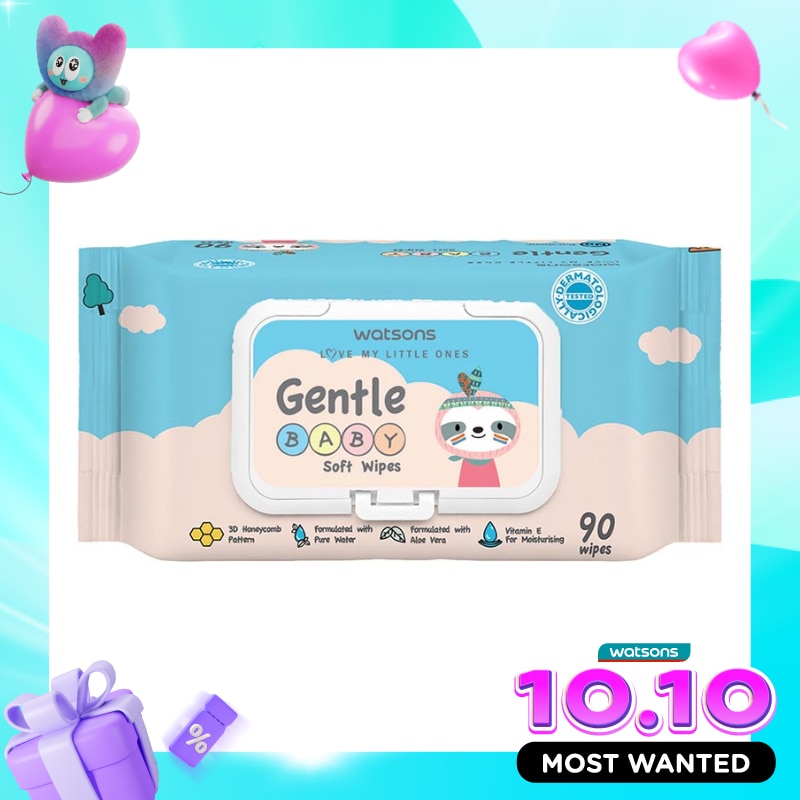 Gentle Baby Soft Wipes 90'S image