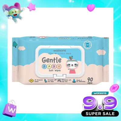 WATSONS - Watsons Gentle Baby Soft Wipes 90'S image