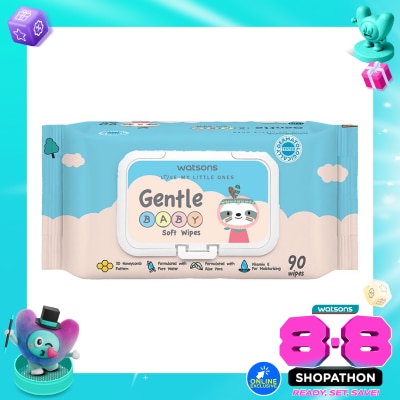 WATSONS COLLECTION - Gentle Baby Soft Wipes 90'S image