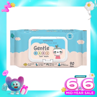WATSONS COLLECTION - Gentle Baby Soft Wipes 90'S