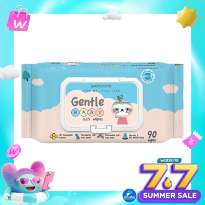 WATSONS COLLECTION - Gentle Baby Soft Wipes 90'S