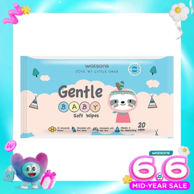 WATSONS COLLECTION - Gentle Baby Soft Wipes 20S