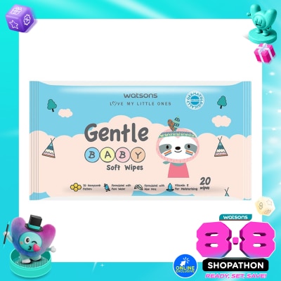WATSONS COLLECTION - Gentle Baby Soft Wipes 20S image