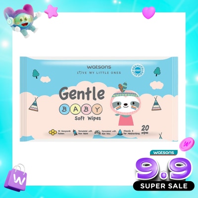 WATSONS COLLECTION - Gentle Baby Soft Wipes 20S image