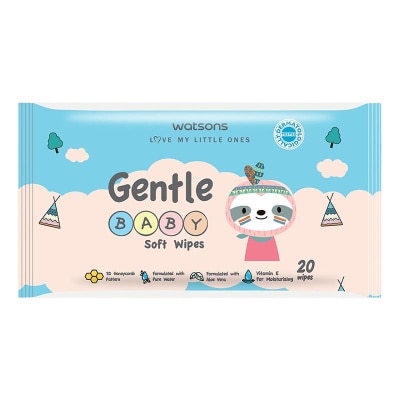 WATSONS COLLECTION - Gentle Baby Soft Wipes 20S