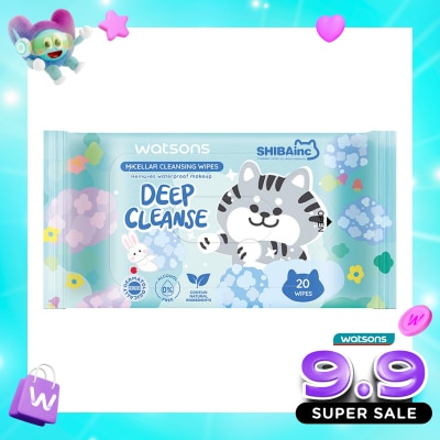 WATSONS - Micellar Cleansing Wipes Deep Cleanse 20'S image
