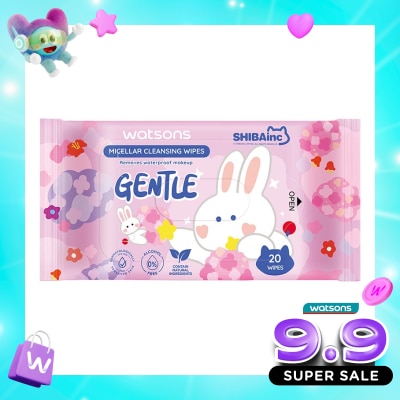 WATSONS - Micellar Cleansing Wipes Gentle 20'S image