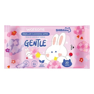 WATSONS - Micellar Cleansing Wipes Gentle 20'S image