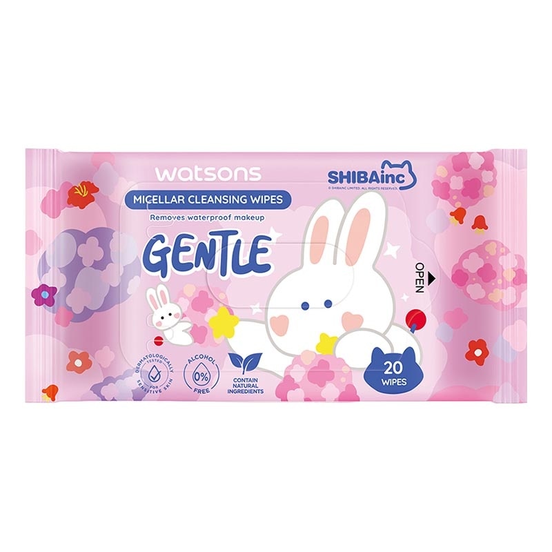 Micellar Cleansing Wipes Gentle 20'S image