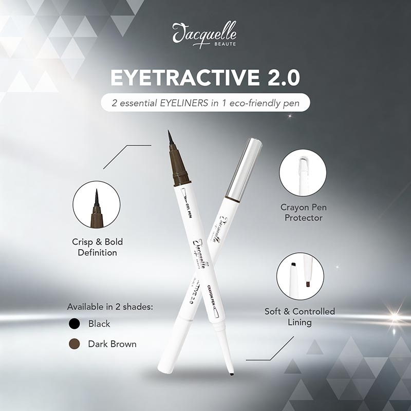 Eyetractive 2.0 2-in-1 Super Slim Eyeliner Black image