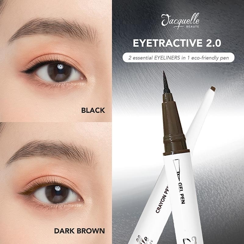 Eyetractive 2.0 2-in-1 Super Slim Eyeliner Black image
