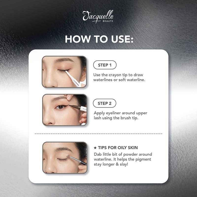 Eyetractive 2.0 2-in-1 Super Slim Eyeliner Black image