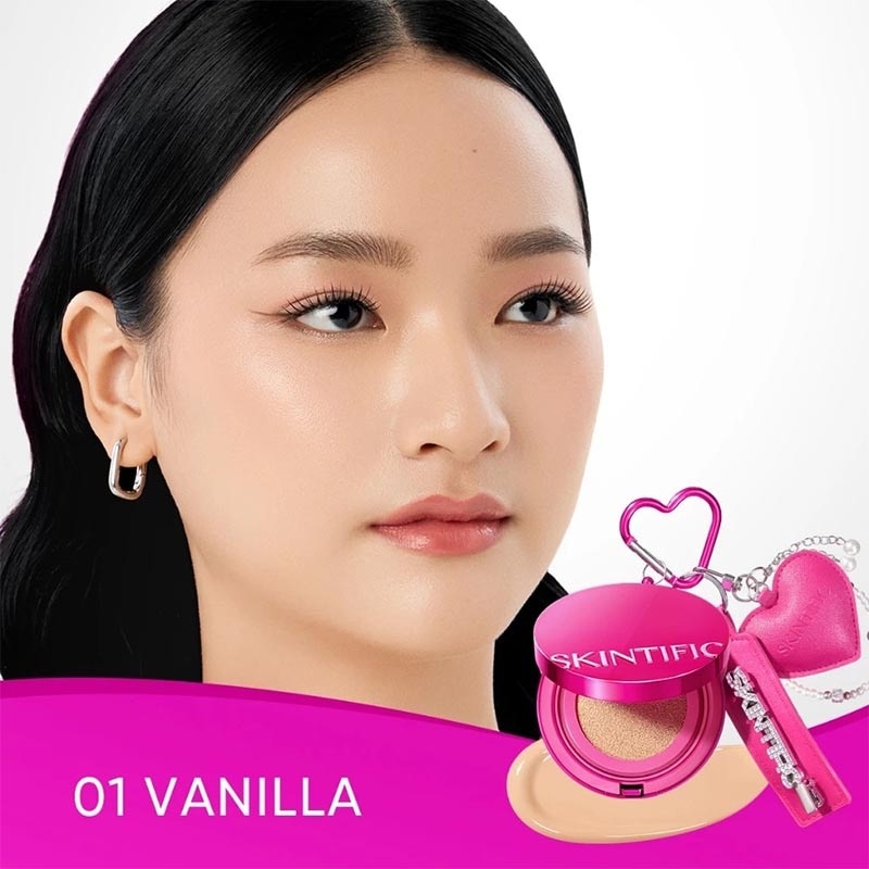 Cover Glow Perfect Cushion with Chain 01 Vanilla
