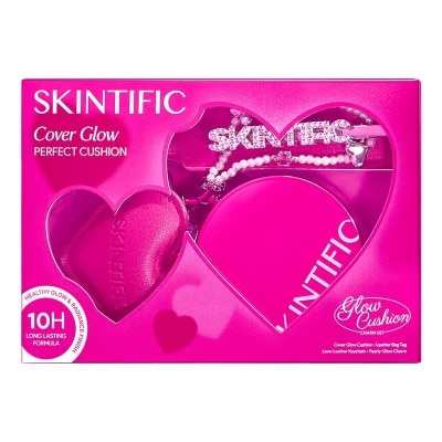 SKINTIFIC - Cover Glow Perfect Cushion with Chain 04 Beige