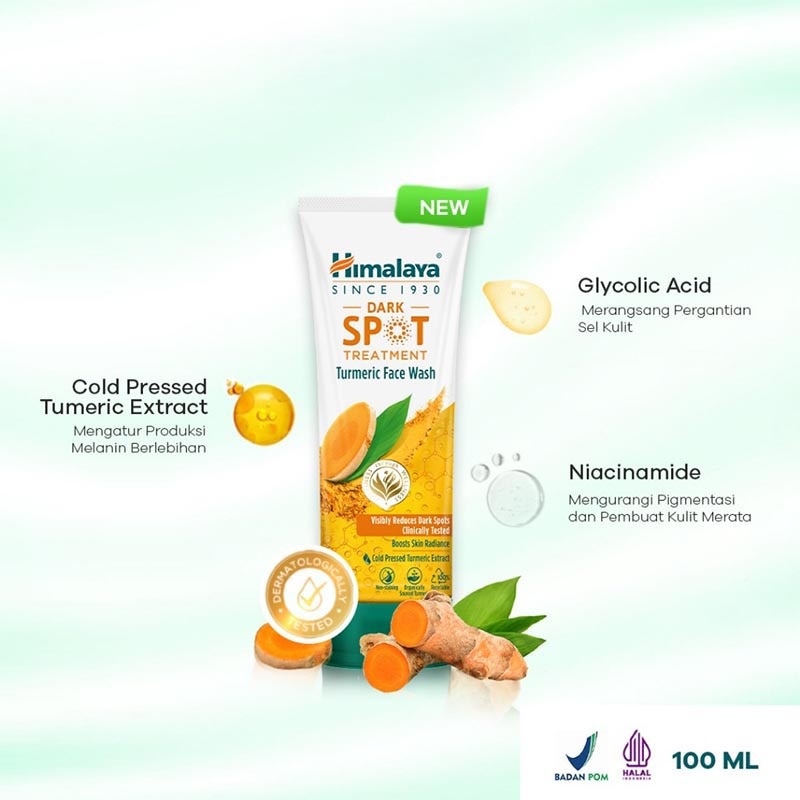 Twin Pack Dark Spot Treatment Turmeric Face wash 100ml image