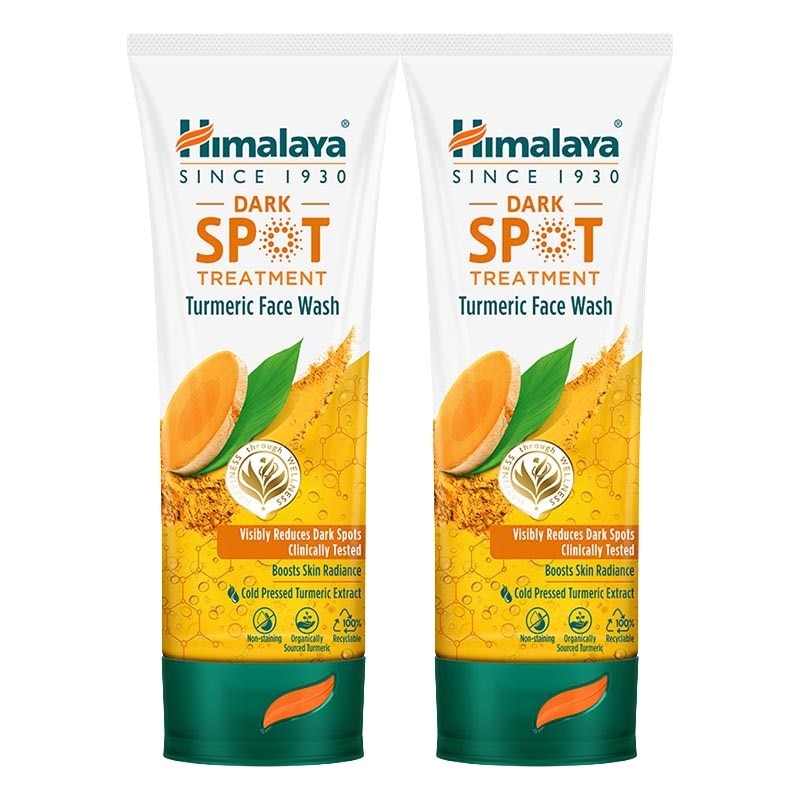 Twin Pack Dark Spot Treatment Turmeric Face wash 100ml image