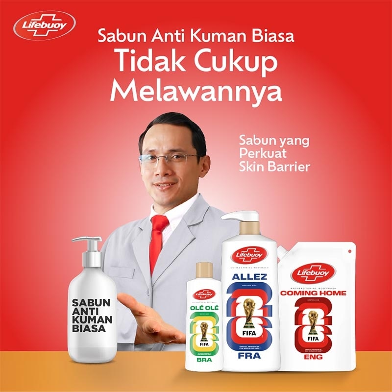 Sabun Mandi Cair Mentholkick FIFA Refill 360g