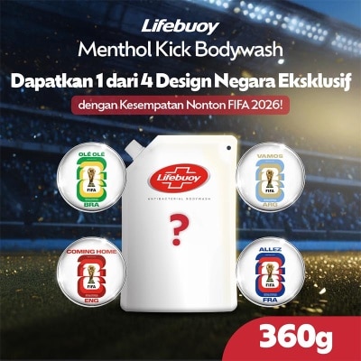 LIFEBUOY - Sabun Mandi Cair Mentholkick Refill 360g