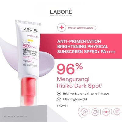 LABORE - Dermalab Revolutionaire Anti-Pigmentation Brightening Physical Sunscreen 40ml
