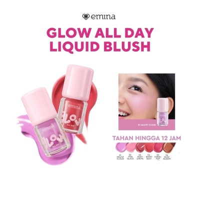 EMINA - Glow All Day Liquid Blush 01 Mauve Cloud 2.5g
