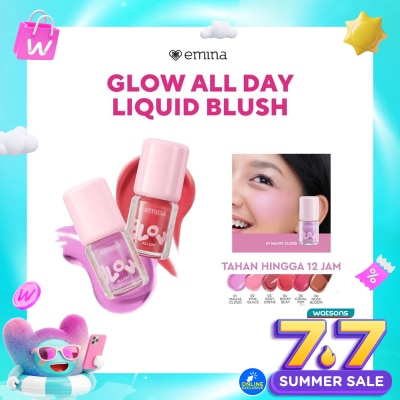 EMINA - Glow All Day Liquid Blush 01 Mauve Cloud 2.5g
