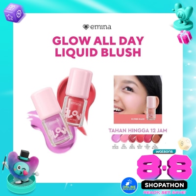 EMINA - Glow All Day Liquid Blush 02 Pink Glace 2.5g image