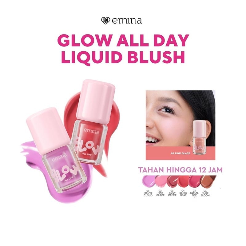 Glow All Day Liquid Blush 02 Pink Glace 2.5g