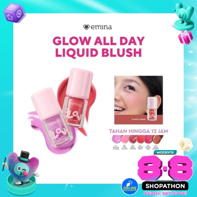 EMINA - Glow All Day Liquid Blush 03 Rosy Creme 2.5g image