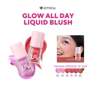 EMINA - Glow All Day Liquid Blush 03 Rosy Creme 2.5g
