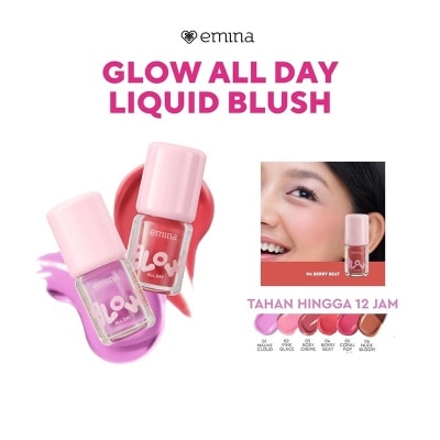 EMINA - Glow All Day Liquid Blush 04 Berry Beat 2.5g