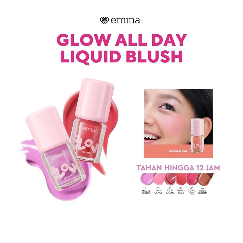Glow All Day Liquid Blush 05 Coral Pop 2.5g