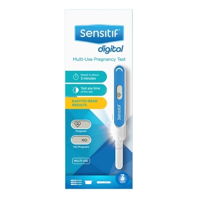 SENSITIF - Digital Multi Use Pregnancy Test 3'S